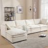 [ PACKAGING NEW UPGRADE] [VIDEO PROVIDED]Modern U-shaped Sectional Sofa ,5-seat Sofa ,Sleeper Sofa Couch with Chaise Lounge for Living Room,Apartment