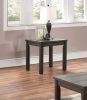 Espresso Color 3pc Coffee Tables Set Classic 1x Coffee Table and 2x End Tables Living Room Furniture