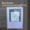32x24inch Bathroom Led Classy Vanity Mirror with focused backplane,High Lumen,Dimmable Touch,Wall Switch Control, Anti-Fog