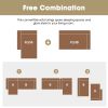 [VIDEO provided]109*68" Modular Sectional Living Room Sofa Set, Modern Minimalist Style Couch, Upholstered Compressed Sofa for Living Room, Bedroom