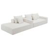 [VIDEO provided]109*68" Modular Sectional Living Room Sofa Set, Modern Minimalist Style Couch, Upholstered Compressed Sofa for Living Room, Bedroom