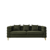 81Inch Oversized 3 Seater Sectional Sofa, Living Room Comfort Fabric Sectional Sofa - Deep Seating Sectional Sofa