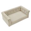 Elegant Rectangle Pet Bed for Medium and Large Dogs, Durable Elevated Dog Sofa Bed, Comfortable Dog Couch, Modern and Stylish Dog Sofa for Large Dogs