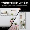 Hollywood Full Length Mirror with Lights Full Body Vanity Mirror with 3 Color Modes Lighted Standing Floor Mirror for Dressing Room Bedroom Wall Mount