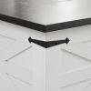 Farmhouse Coffee Table, Square Wood Center Table with Large Hidden Storage Compartment for Living Room