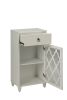 Ceara White Finish Accent Table