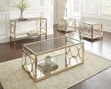 Olympia - End Table - Gold