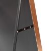Gold 65x22 inch metal arch stand full length mirror