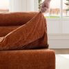 Accent Armless Chair Lazy Floor Seating, Fireside Chair Sofa Lounger Leisure Accent Single Couch with Backrest for Living Room, Bedroom, Office