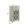 Ceara White Finish Accent Table