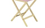 Coleen Pink & Gold Finish Accent Table