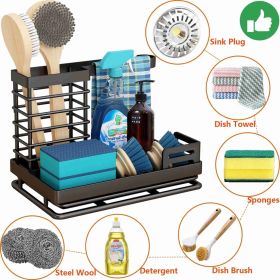 Purchase Product Kitchen Caddy Sink Organizer, No Delivery On Weekends, Banned From Temu, Walmart (Color: black)